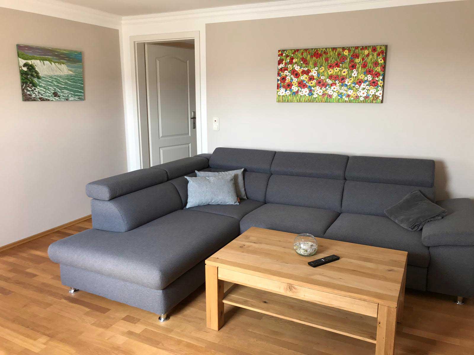 Ferienwohnung in Vilmnitz Das Wohnzimmer